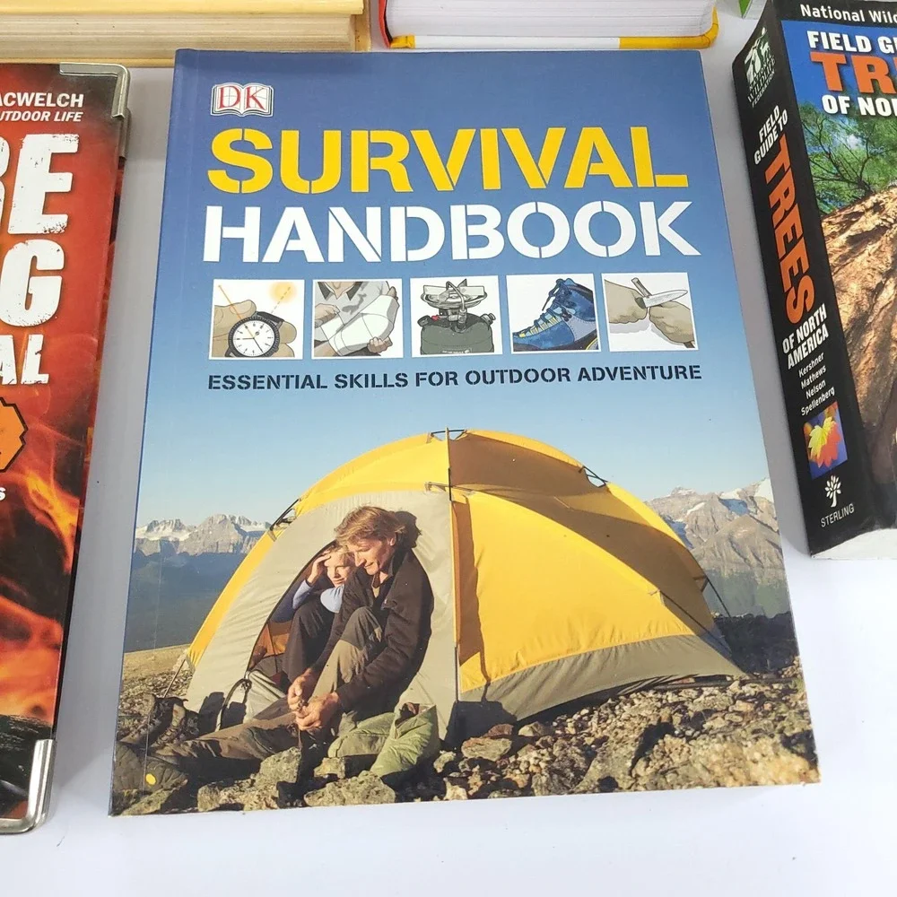 Lot 8 Prepper Books Homesteading Skills Off Grid Survival Canning Gardens Nature
